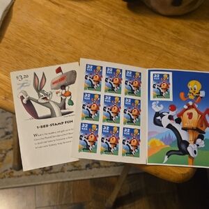 Looney Tunes Warner Brothers Collectible Stamps